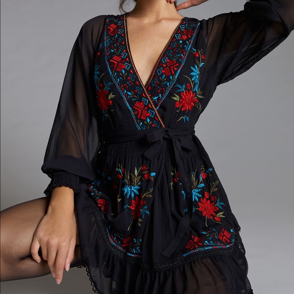 Anthropologie mini dress